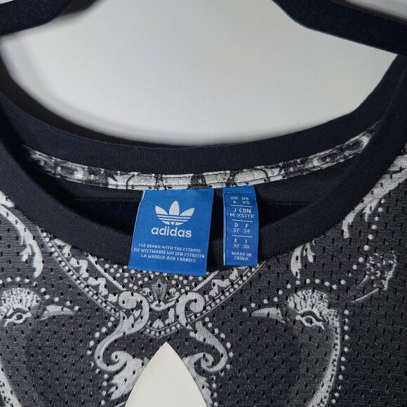 ADIDAS ORIGINALS Pavao Printed Tank Dress - Black - Size XS - Picture 7 of 13